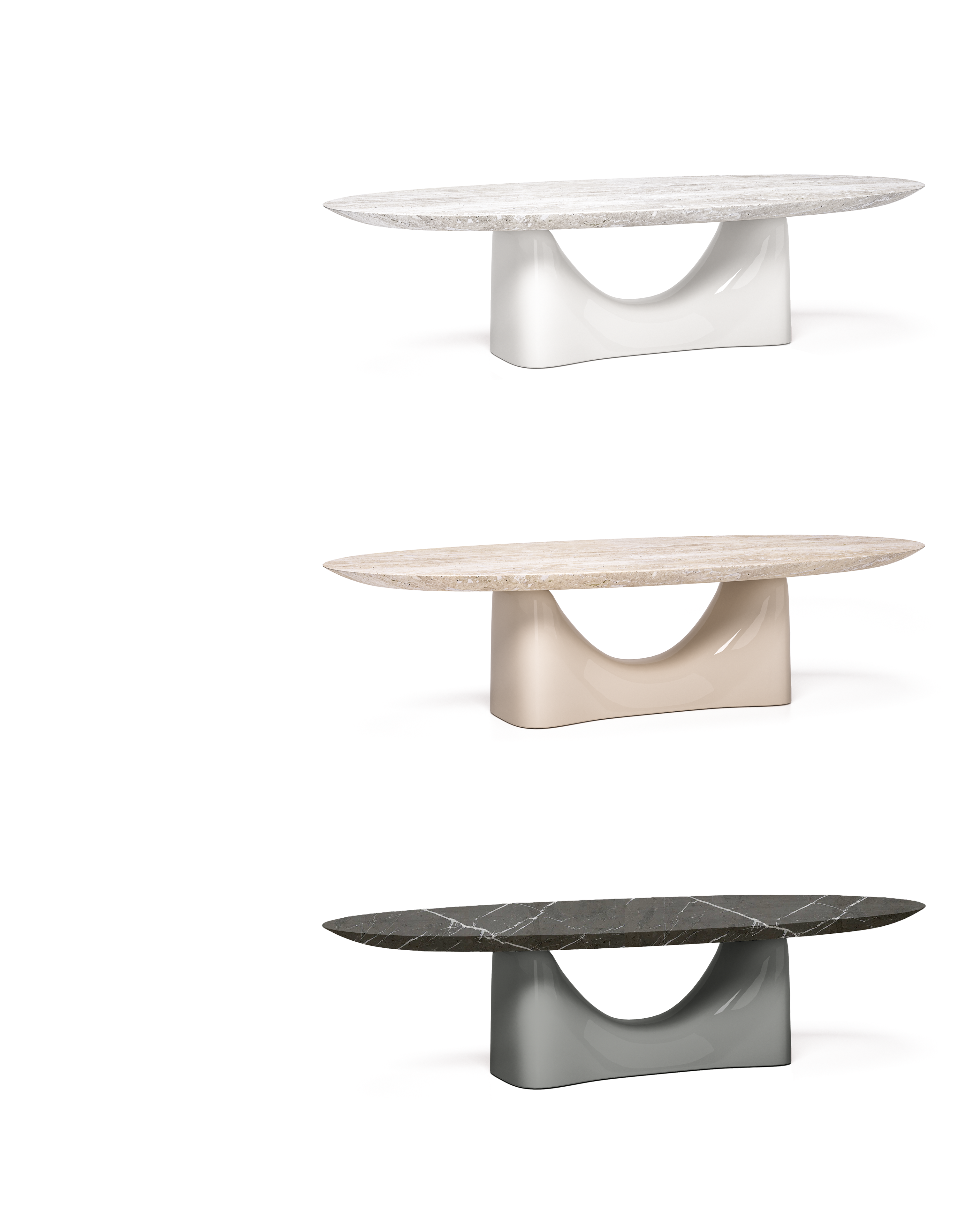 Wave dining table