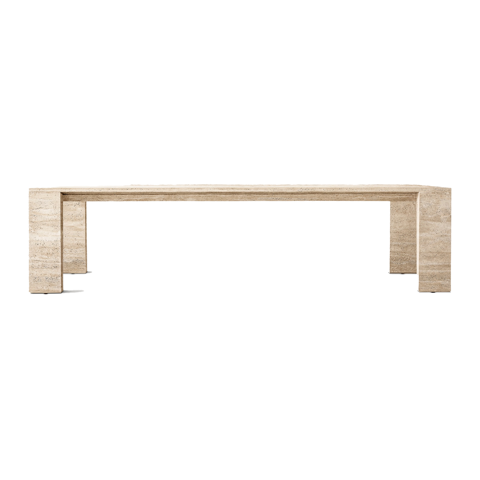 Travertine Dining Table (Four Legs)