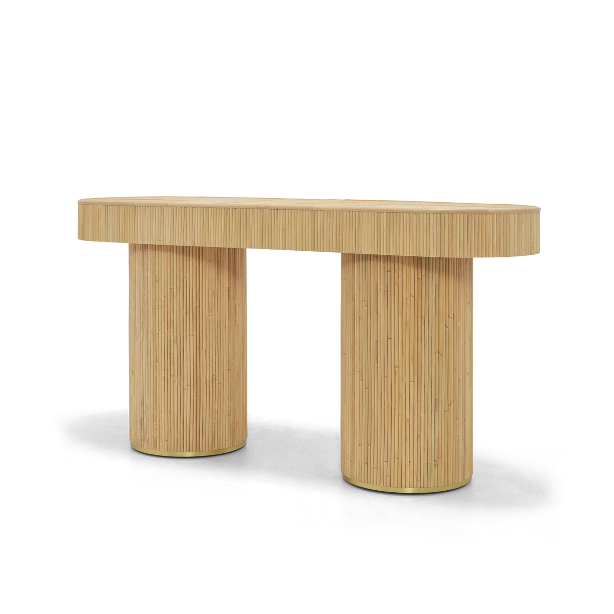Rattan Groove Console