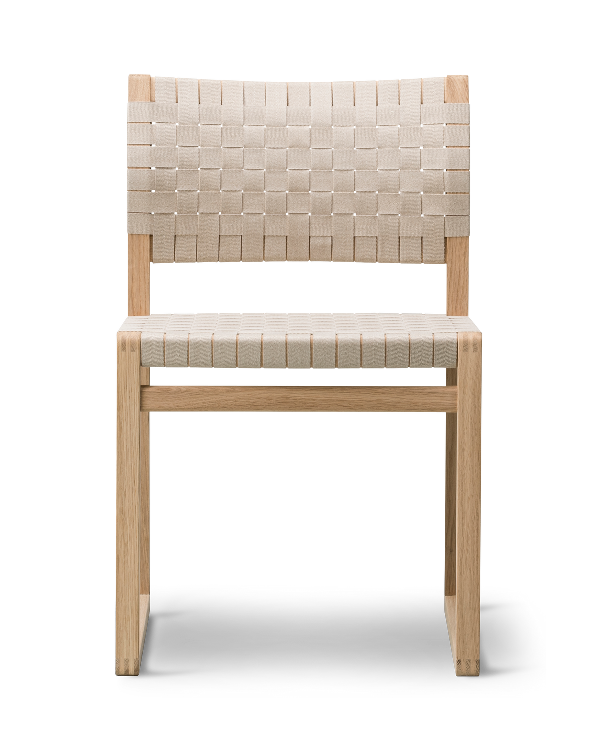 Linen Webbing Chair by Børge Mogensen