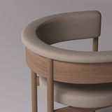 Curved Back Chair